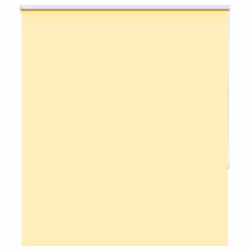 vidaXL Roller Blind Blackout Yellow 130x175 cm Fabric Width 126.6 cm Polyester
