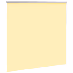 vidaXL Roller Blind Blackout Yellow 150x175 cm Fabric Width 146.6 cm Polyester