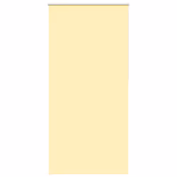 vidaXL Roller Blind Blackout Fabric Polyester - yellow, 90 x 210 cm