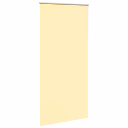 vidaXL Roller Blind Blackout Fabric Polyester - yellow, 100 x 210 cm