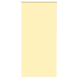 vidaXL Roller Blind Blackout Yellow 105x210 cm Fabric Width 100.7 cm Polyester