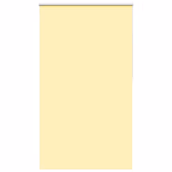 vidaXL Roller Blind Blackout Yellow 140x210 cm Fabric Width 136.6 cm Polyester