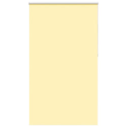 vidaXL Roller Blind Blackout Yellow 140x210 cm Fabric Width 136.6 cm Polyester