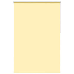 vidaXL Roller Blind Blackout Yellow 145x210 cm Fabric Width 141.6 cm Polyester