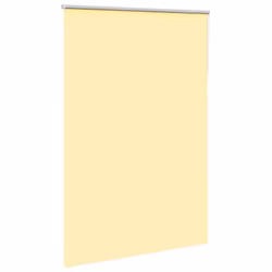vidaXL Roller Blind Blackout Yellow 150x210 cm Fabric Width 146.6 cm Polyester