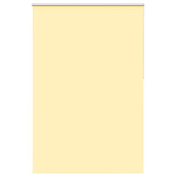 vidaXL Roller Blind Blackout Yellow 155x210 cm Fabric Width 151.6 cm Polyester