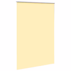 vidaXL Roller Blind Blackout Yellow 155x210 cm Fabric Width 151.6 cm Polyester