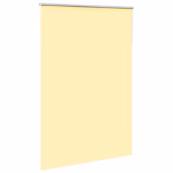 vidaXL Roller Blind Blackout Yellow 160x210 cm Fabric Width 156.6 cm Polyester