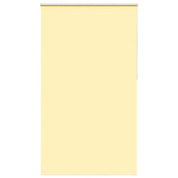 vidaXL Roller Blind Blackout Yellow 120x230 cm Fabric Width 116.6 cm Polyester