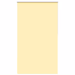 vidaXL Roller Blind Blackout Yellow 130x230 cm Fabric Width 126.6 cm Polyester