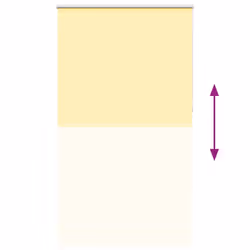 vidaXL Roller Blind Blackout Yellow 135x230 cm Fabric Width 131.6 cm Polyester - Additional view 8