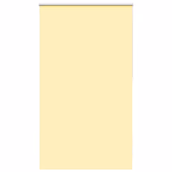 vidaXL Roller Blind Blackout Yellow 140x230 cm Fabric Width 136.6 cm Polyester
