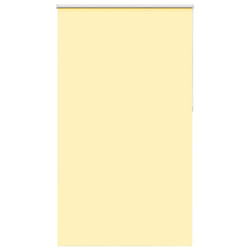vidaXL Roller Blind Blackout Yellow 140x230 cm Fabric Width 136.6 cm Polyester
