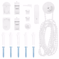 vidaXL 20 Piece Roller Blind Fittings 25 mm roller blind bracket