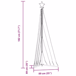 vidaXL Christmas Tree Light Christmas Decoration Hanging Fairy Light 339 LEDs - cold white - Additional view 4