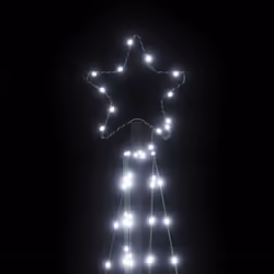 vidaXL Christmas Tree Light Christmas Decoration Hanging Fairy Light 339 LEDs - cold white - Additional view 9