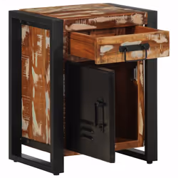 VidaXL 4013561 nightstand/bedside table Multicolour