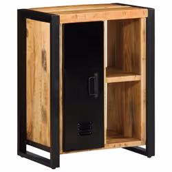 vidaXL Sideboard 55x35x70 cm Solid Rough Wood Mango cabinet cupboard highboard