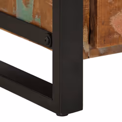 vidaXL Drawer Cabinet Hall Filing Cabinet Drawer Chest Solid Wood Reclaimed - multicolour - Additional view 9