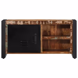 vidaXL TV Cabinet 80x30x40 cm Solid Wood Reclaimed tv stand tv sideboard