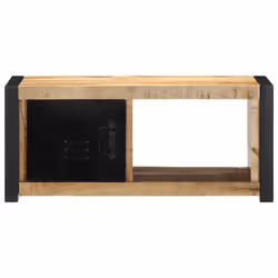 vidaXL TV Cabinet 80x30x35 cm Solid Rough Wood Mango tv stand tv sideboard