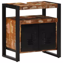vidaXL Bathroom Sink Cabinet 55x35x60 cm Solid Wood Reclaimed