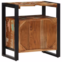 vidaXL Bathroom Sink Cabinet 55x35x60 cm Solid Wood Reclaimed - Additional view 4