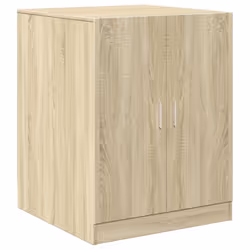 vidaXL Washing Machine Cabinets Cupboard 2 pcs Sonoma Oak Engineered wood - Additional view 5