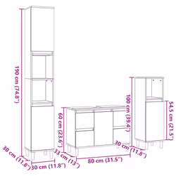 VidaXL 3307671 bathroom furniture set - Additional view 8