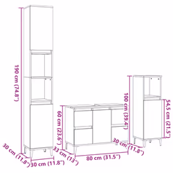VidaXL 3307672 bathroom furniture set - Additional view 8