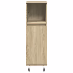 vidaXL Bathroom Furniture Set 3 Piece Sink Cabinet Sonoma Oak Engineered Wood - Additional view 6
