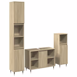 VidaXL 3307679, Oak, Wood, 800 mm, 330 mm, 600 mm, 3 pc(s)