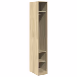 vidaXL Wardrobe Clothing Storage Hanger Clothes Cabinet Closet Engineered Wood - sonoma oak