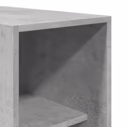vidaXL Wardrobe Clothing Storage Hanger Clothes Cabinet Closet Engineered Wood - concrete grey - Additional view 6