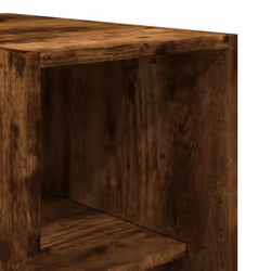 vidaXL Wardrobe Clothing Storage Hanger Clothes Cabinet Closet Engineered Wood - smoked oak - Additional view 6
