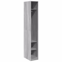 vidaXL Wardrobe Clothing Storage Hanger Clothes Cabinet Closet Engineered Wood - grey sonoma
