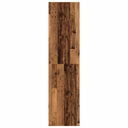 vidaXL Wardrobe Clothing Storage Hanger Clothes Cabinet Closet Engineered Wood - old wood - Additional view 4
