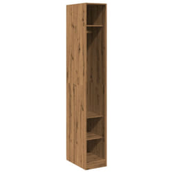 vidaXL Wardrobe Clothing Storage Hanger Clothes Cabinet Closet Engineered Wood - oak