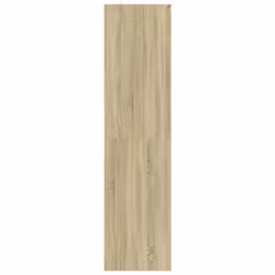 vidaXL Wardrobe Clothing Storage Hanger Clothes Cabinet Closet Engineered Wood - sonoma oak, 80 x 50 x 200 cm/ 3 shelves piece - Additional view 4