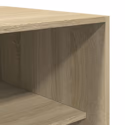 vidaXL Wardrobe Clothing Storage Hanger Clothes Cabinet Closet Engineered Wood - sonoma oak, 80 x 50 x 200 cm/ 3 shelves piece - Additional view 6