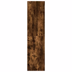 vidaXL Wardrobe Clothing Storage Hanger Clothes Cabinet Closet Engineered Wood - smoked oak, 80 x 50 x 200 cm/ 3 shelves piece - Additional view 4
