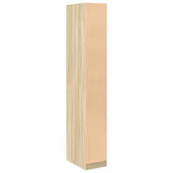 vidaXL Wardrobe Clothing Storage Hanger Clothes Cabinet Closet Engineered Wood - sonoma oak, 30 x 50 x 200 cm/ 4 shelves piece - Additional view 5