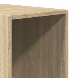 vidaXL Wardrobe Clothing Storage Hanger Clothes Cabinet Closet Engineered Wood - sonoma oak, 30 x 50 x 200 cm/ 4 shelves piece - Additional view 6