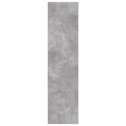 vidaXL Wardrobe Clothing Storage Hanger Clothes Cabinet Closet Engineered Wood - concrete grey, 30 x 50 x 200 cm/ 4 shelves piece - Additional view 4