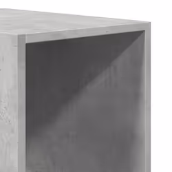 vidaXL Wardrobe Clothing Storage Hanger Clothes Cabinet Closet Engineered Wood - concrete grey, 30 x 50 x 200 cm/ 4 shelves piece - Additional view 6