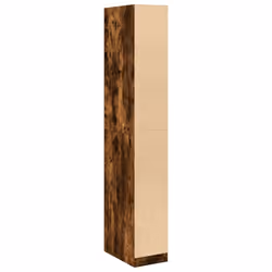 vidaXL Wardrobe Clothing Storage Hanger Clothes Cabinet Closet Engineered Wood - smoked oak, 30 x 50 x 200 cm/ 4 shelves piece - Additional view 5