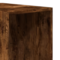 vidaXL Wardrobe Clothing Storage Hanger Clothes Cabinet Closet Engineered Wood - smoked oak, 30 x 50 x 200 cm/ 4 shelves piece - Additional view 6