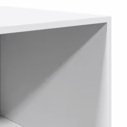 vidaXL Wardrobe Clothing Storage Hanger Clothes Cabinet Closet Engineered Wood - white, 50 x 50 x 200 cm/ 4 shelves piece - Additional view 6
