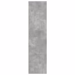 vidaXL Wardrobe Clothing Storage Hanger Clothes Cabinet Closet Engineered Wood - concrete grey, 50 x 50 x 200 cm/ 4 shelves piece - Additional view 4