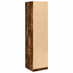 vidaXL Wardrobe Clothing Storage Hanger Clothes Cabinet Closet Engineered Wood - smoked oak, 50 x 50 x 200 cm/ 4 shelves piece - Additional view 5